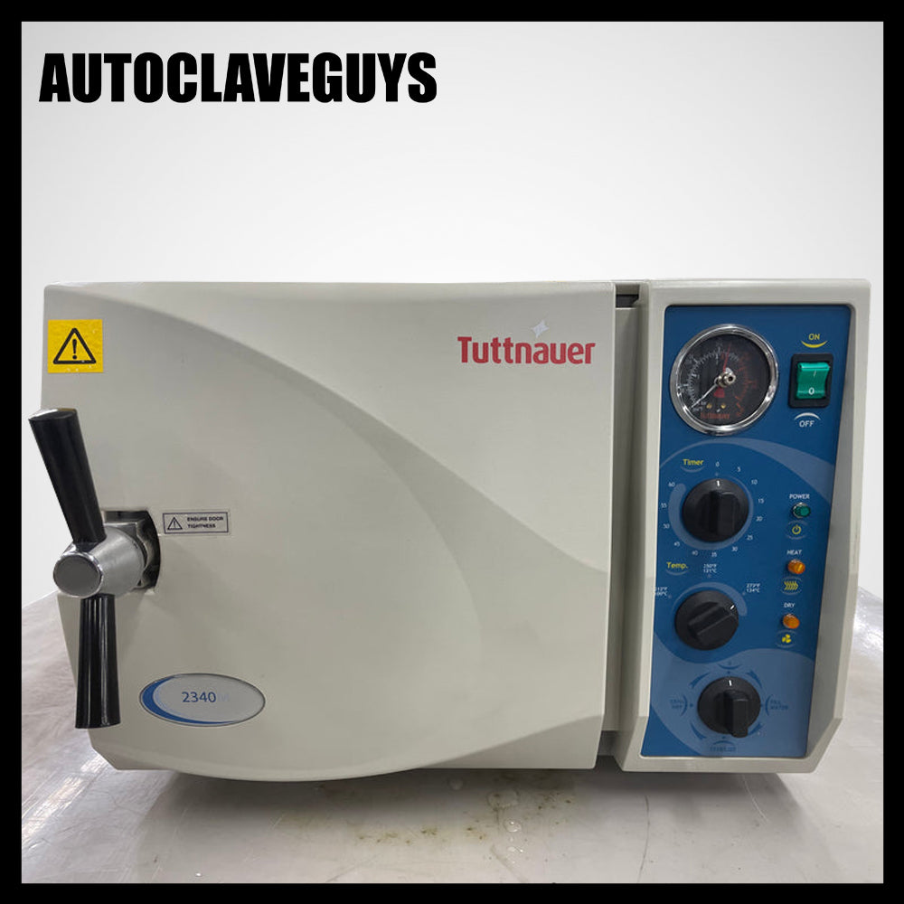 Tuttnauer 2340M New Style Autoclave With 6 Month Parts and Labor Warranty