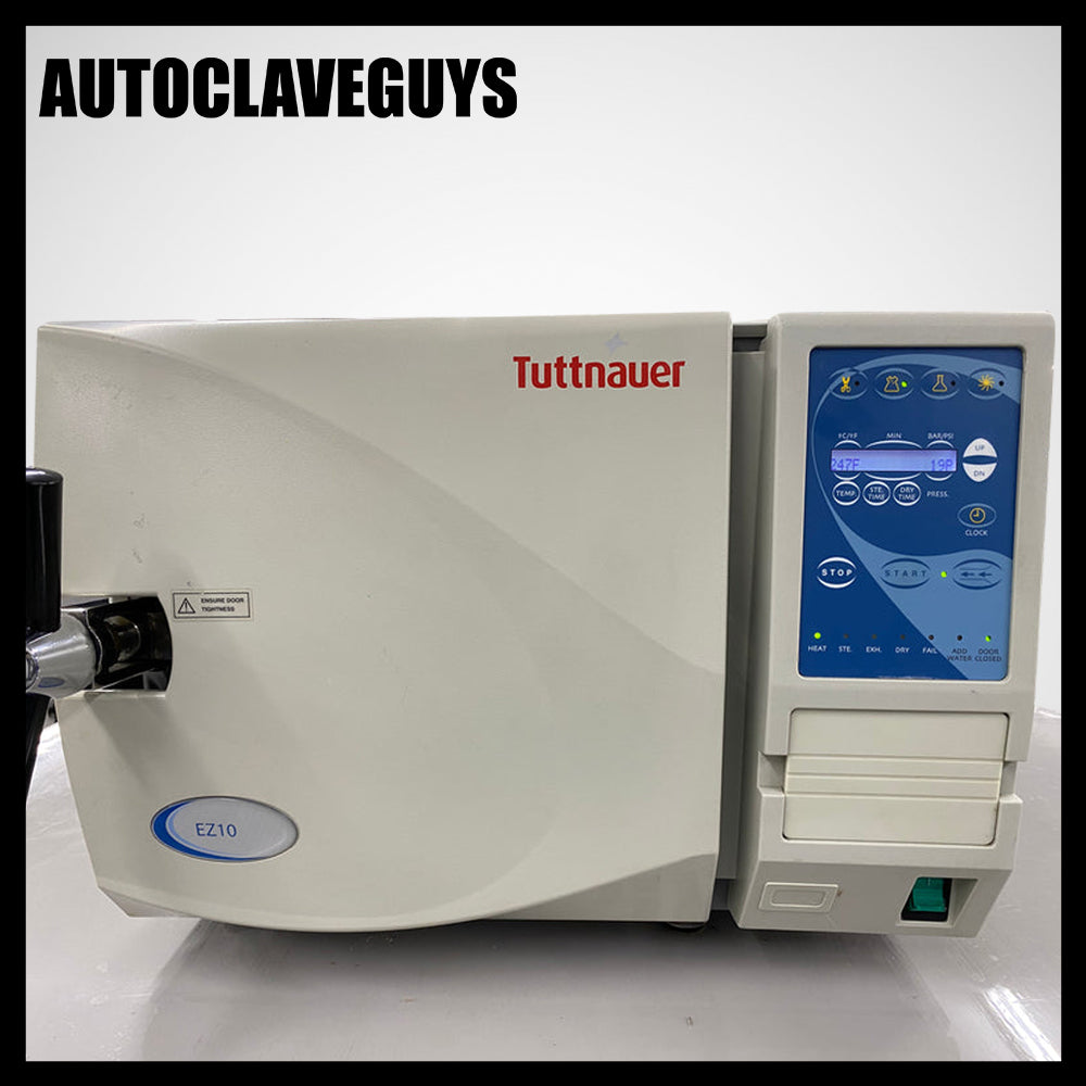Tuttnauer EZ10 Autoclave with Full 6 Month Parts and Labor Warranty