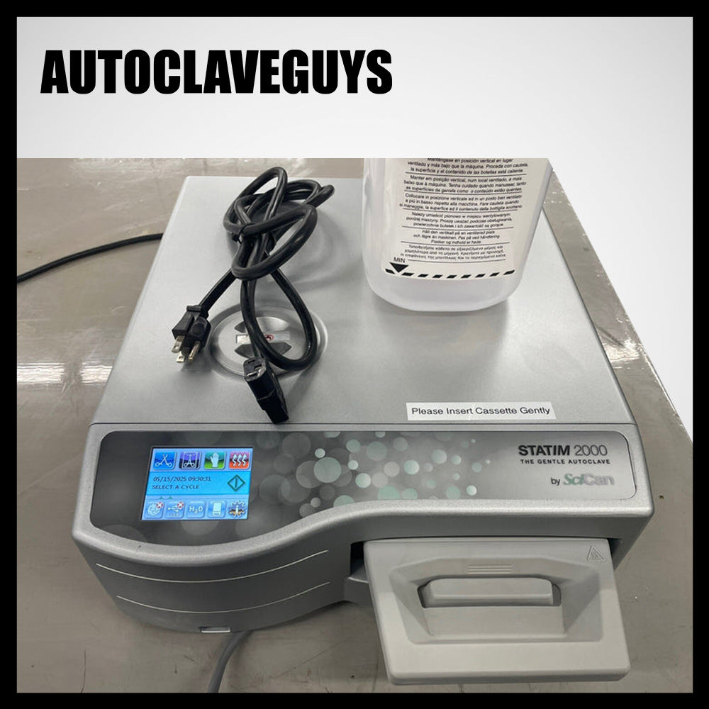 Scican Statim G4 2000 Refurbished with Low Cycles and 2 Year Full Warranty