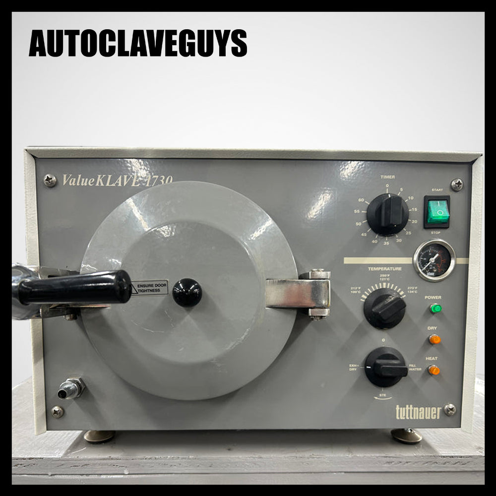 Tuttnauer 1730 Autoclave With Full Six Month Parts And Labor Warranty