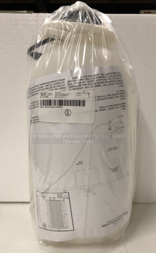 Scican Bravo 17V Water Intake Pull Kit (Waste Bottle Kit) OEM 01-111774S