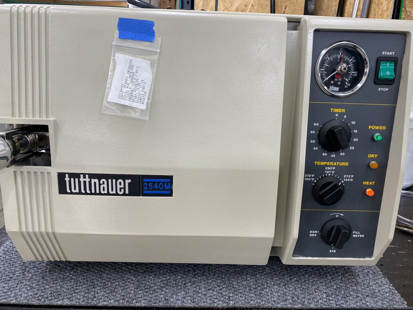 Tuttnauer 2540M Autoclave Sterilizer / Autoclave | 6 MO WARRANTY ! - AUTOCLAVEGUYS